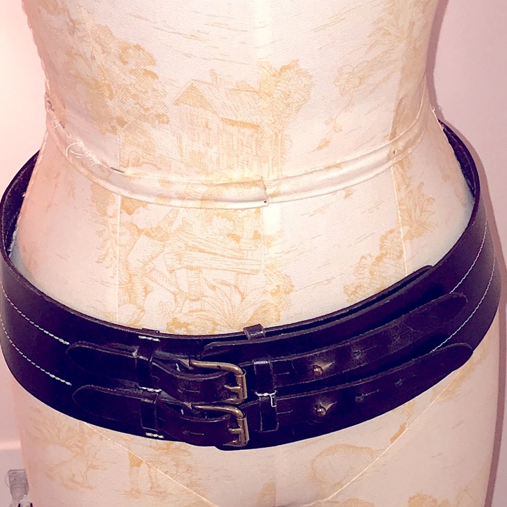 Vintage Ralph Lauren brown leather belt M